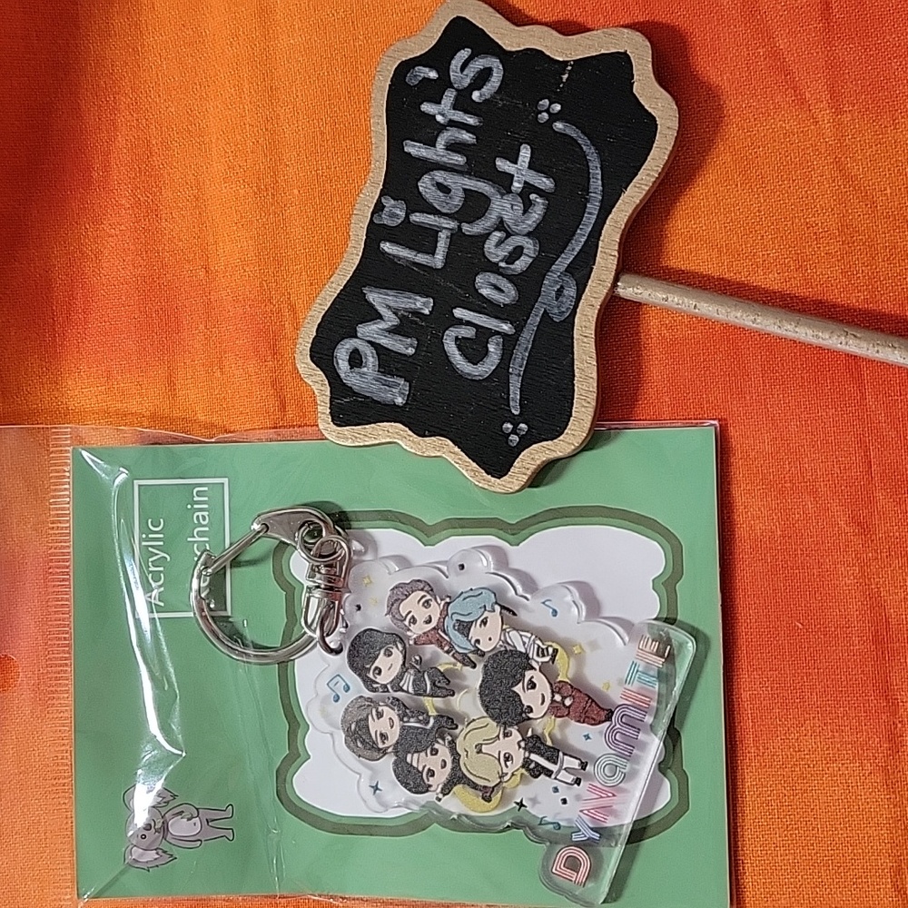 BTS Acrylic Key Chain Dynamite New